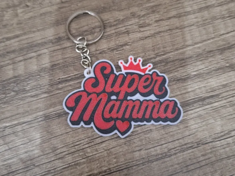 Portachiavi Super Mamma