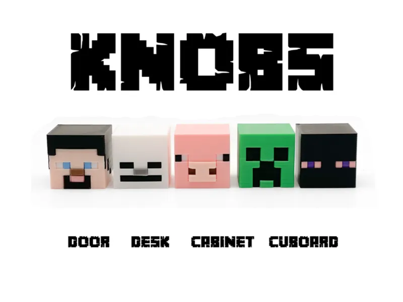 Minecraft Inspired Door Knobs  - TNT