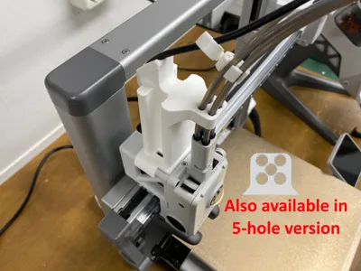 A1 AMS PTFE HUB & Hotend Cable Guide