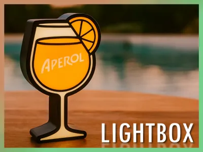 Aperol Lightbox - Sundown Glow