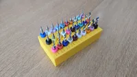 (Dremel) micro drill bit storage box (0.1-3.0mm)