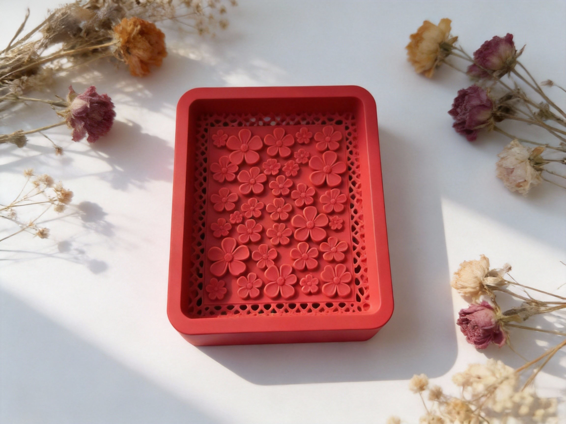 Floral Bloom Multi-Use Tray