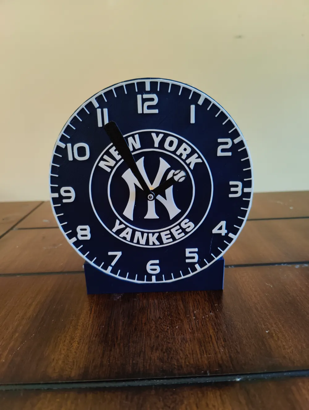 New York Yankees Desk Clock by Uncle Joeys Creations MakerWorld