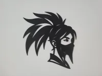 Profil silhouette Akali — League of Legends — photo 3