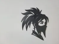 Profil silhouette Akali — League of Legends — photo 7