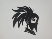Profil silhouette Akali — League of Legends — photo 2