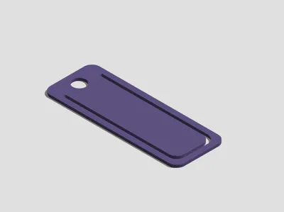 Bookmark Keychain Fast print