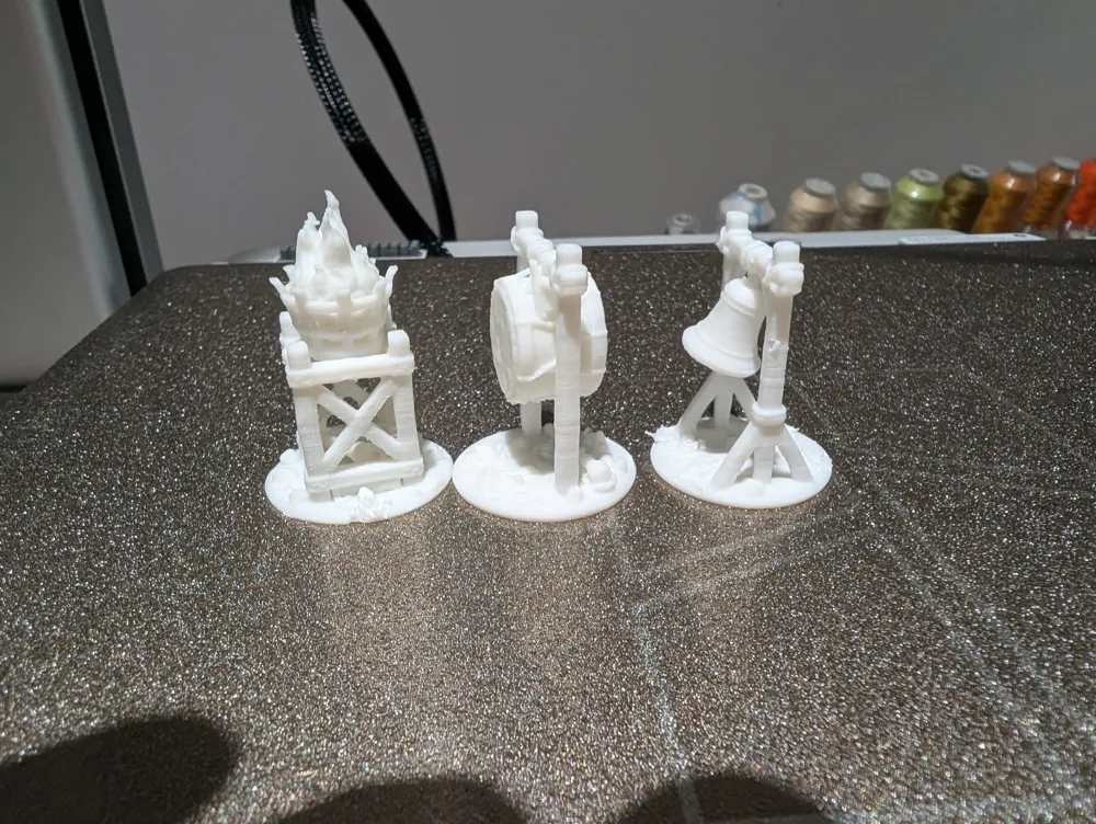 DnD Alarm: drum, signal fire, bell scatter terrain - Free 3D Print ...