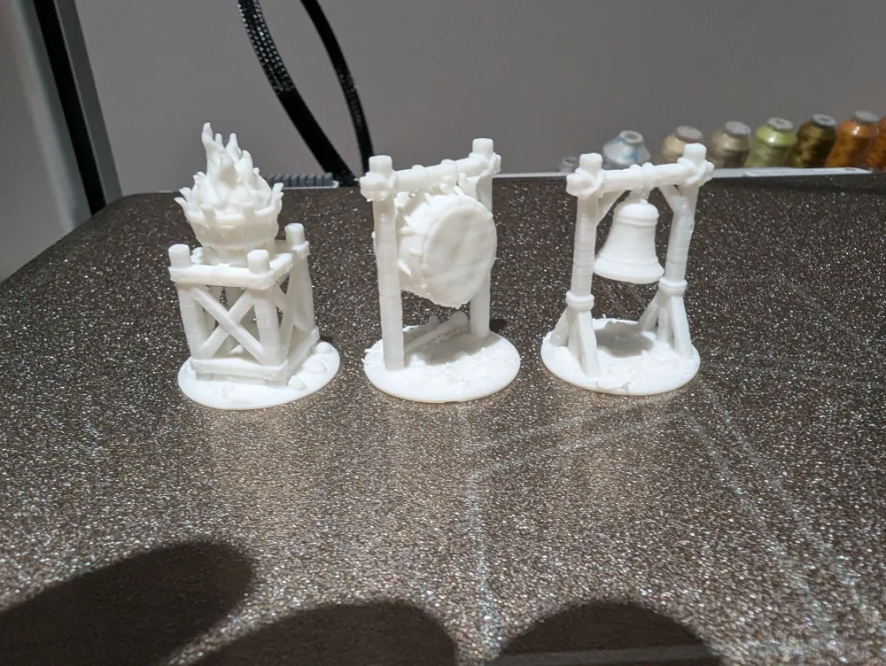DnD Alarm: drum, signal fire, bell scatter terrain - Free 3D Print ...
