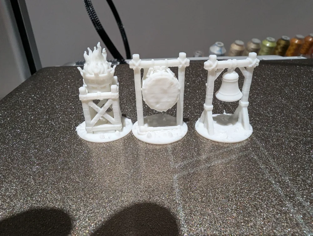 DnD Alarm: drum, signal fire, bell scatter terrain - Free 3D Print ...