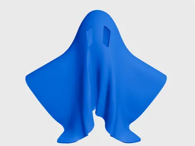 mini ghost figure