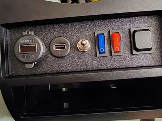 single DIN blank switch gauge plate for metra kits