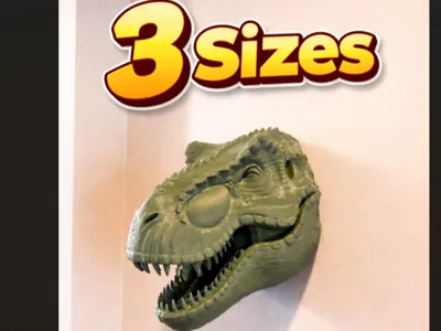 Tyrannosaurus Head Wall Art dinosaur Trex