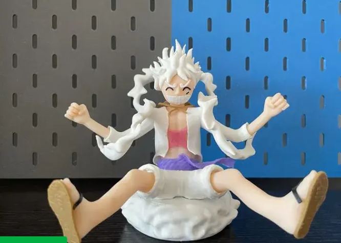 Miniatura 4 do modelo 3D 海贼王路飞尼卡形态（分件打印，无需AMS）