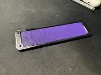 Back panel printable grill net