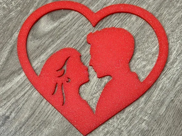 Déco murale Saint-Valentin — couple