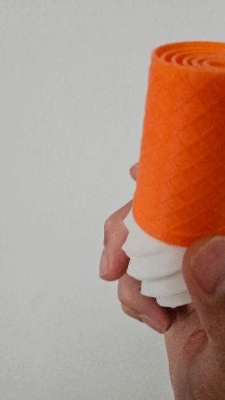 Collapsible Ice Cream Cone