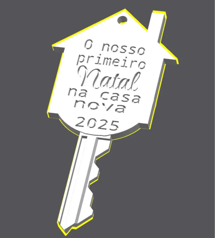 Chave o nosso primeiro natal 2025