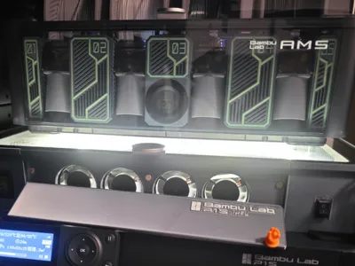 AMS Mech-Style Drying Box Infill Top Cover!!! (Community Mod Version)