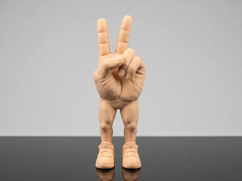 Peace Sign Handy Butt
