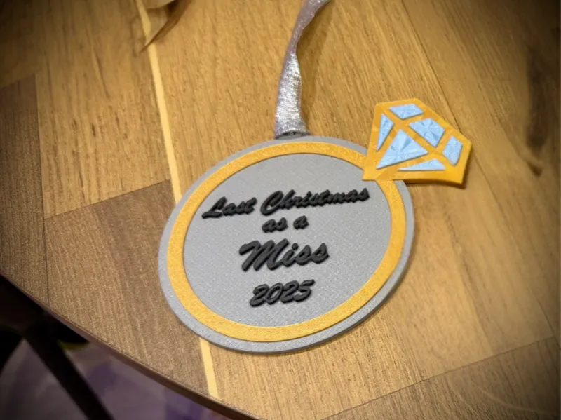 Customisable Last Christmas As A Miss