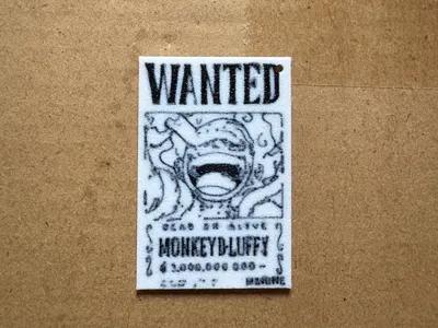 LLAVERO ONE PIECE WANTED LUFFY GEAR 5