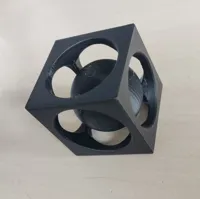 0.2mm layer, 2 walls, 15% infill, Ball/cube one STL