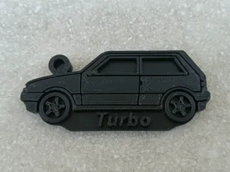 Fiat Uno Turbo keychain