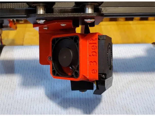Fan shroud and duct for Ender 3 Belt