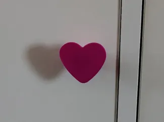 Ikea Kallax door handle cover - Heart