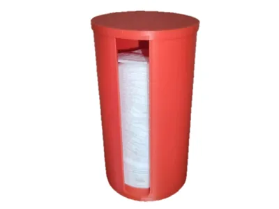 Cotton Pad Dispenser with Lid – Makeup Organizer