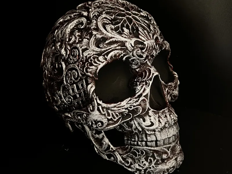 High details sugar skull