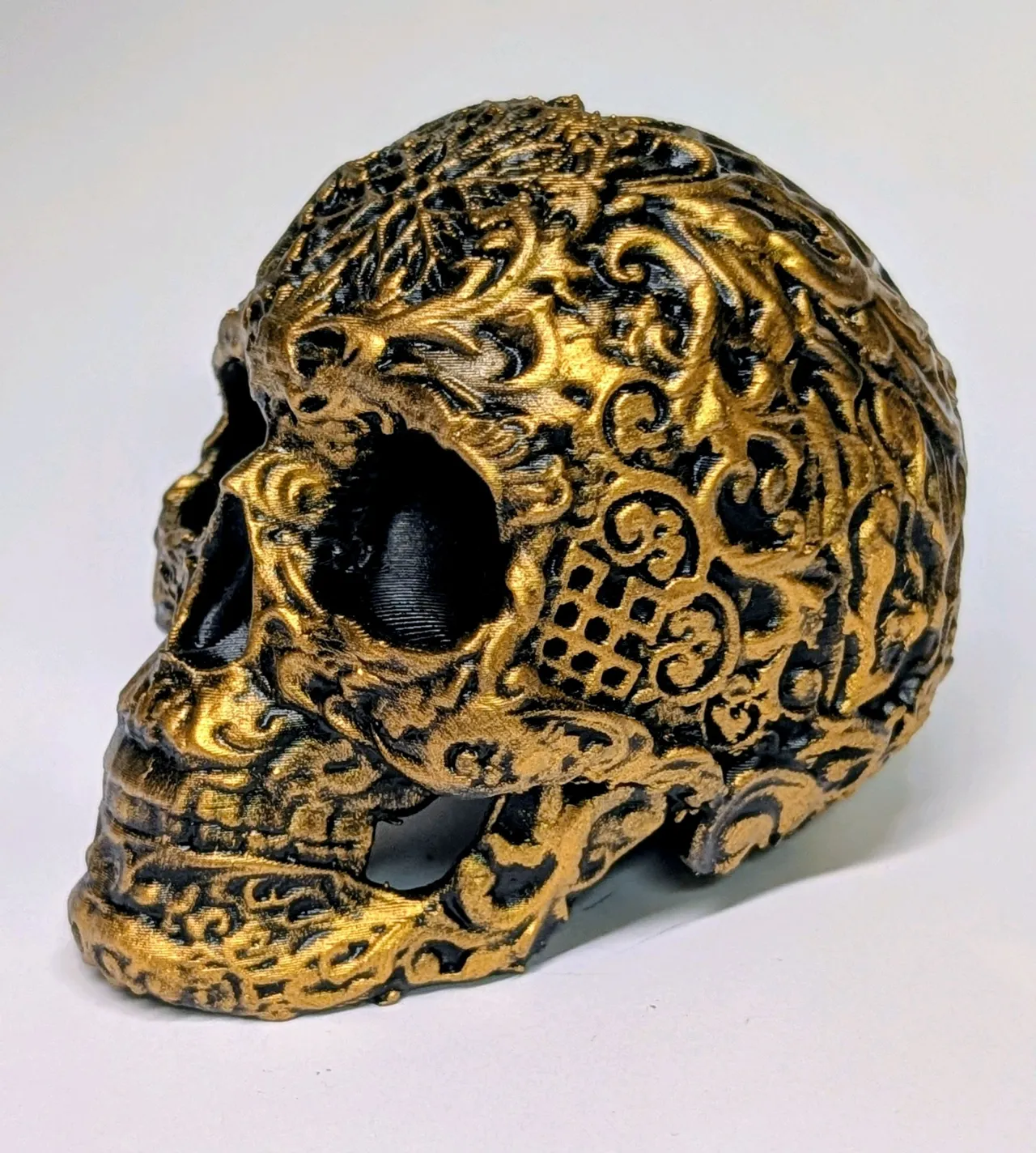 High details sugar skull view 2