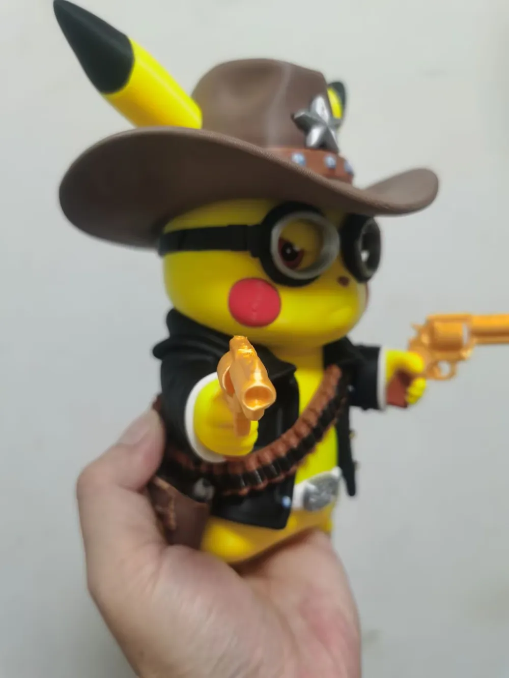 Western Cowboy - Dual Gun Pikachu - Free 3D Print Model - MakerWorld