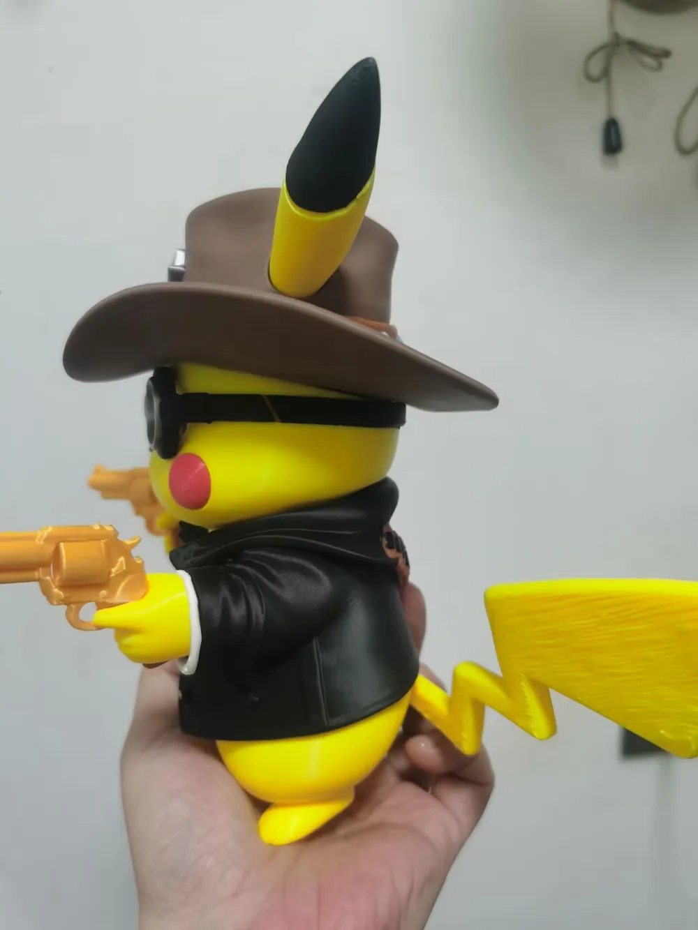 Western Cowboy - Dual Gun Pikachu - Free 3D Print Model - MakerWorld