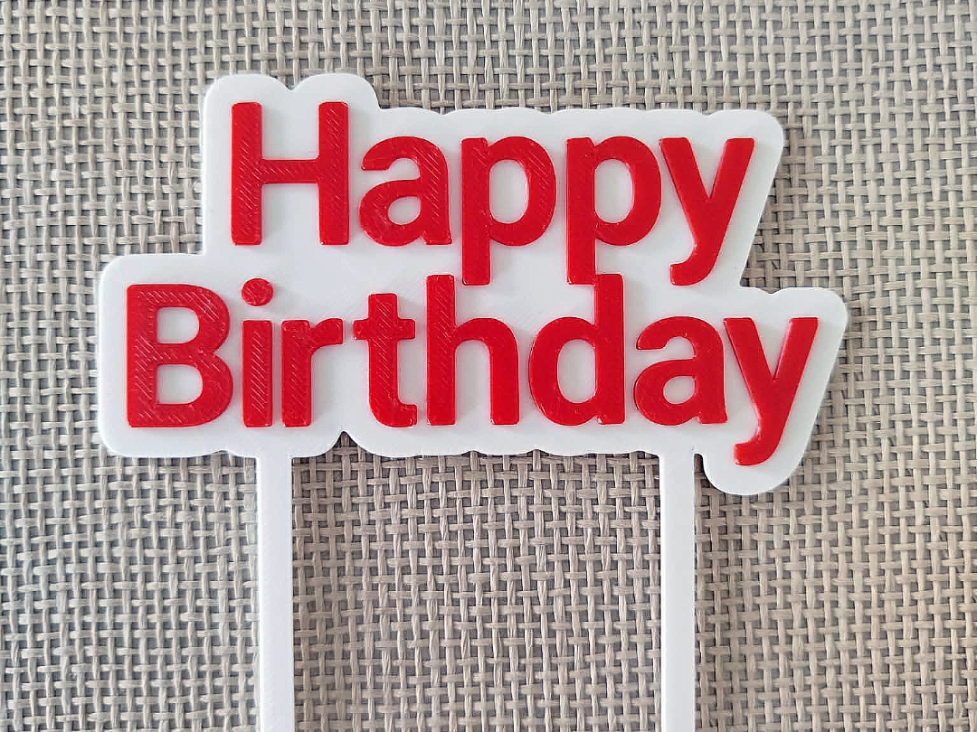 Custom 3D-Printable Cake Topper Generator