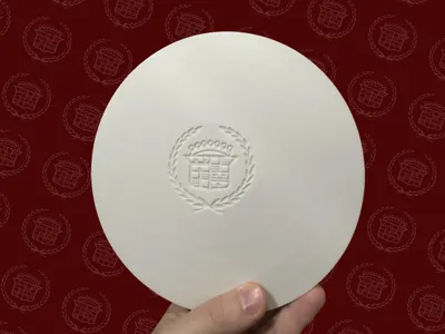 Cadillac Wheel Center Cap (1998–2005), 3D Scan