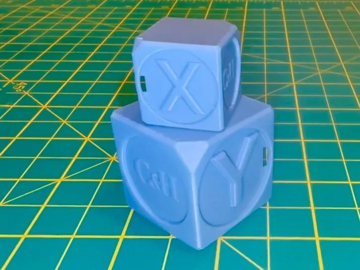 Calibration Cube – X & Y Axis Surface Check