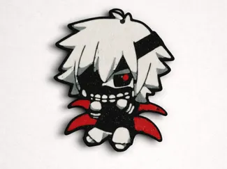 Kaneki Chibi Keychain - Tokyo Ghoul Multicolor AMS