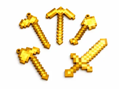 Minecraft Keychains