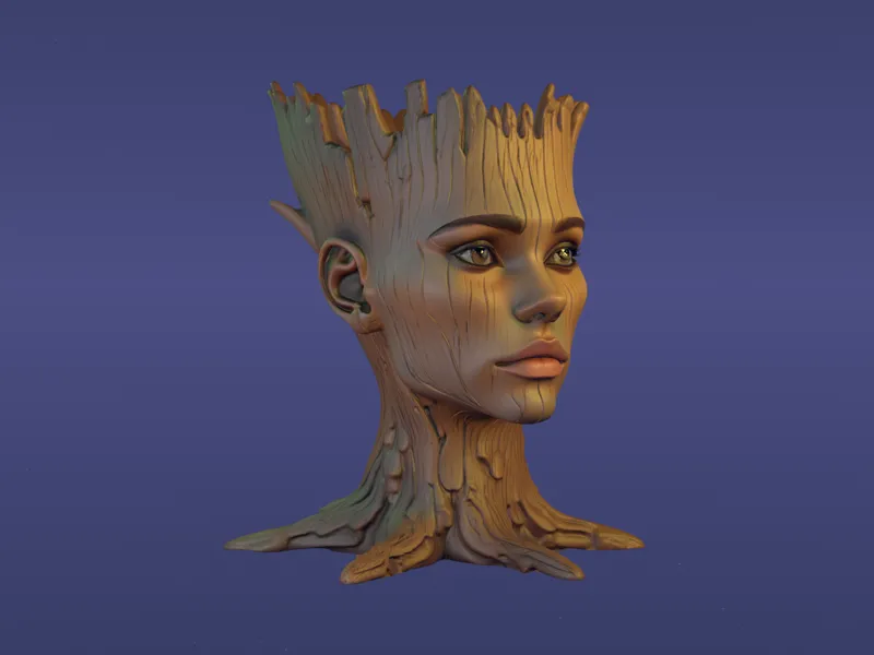 Tree Trunk Vase STL | Flower Pot - Flower vase