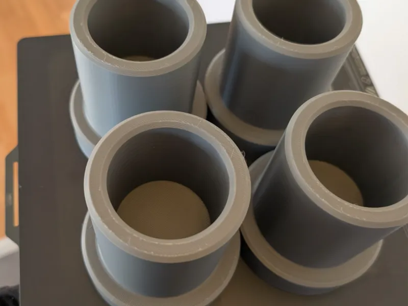 40mm bedpole raiser for 50mm wide round legs