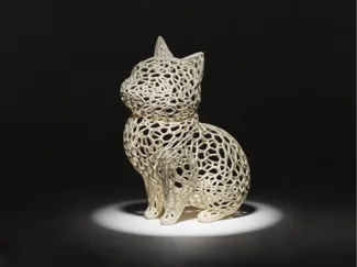 hollow-out cat