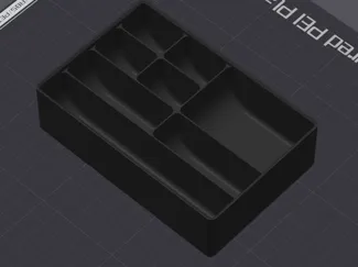 Gridfinity 3x2 multi compartment