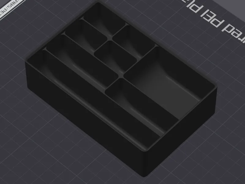 Gridfinity 3x2 multi compartment