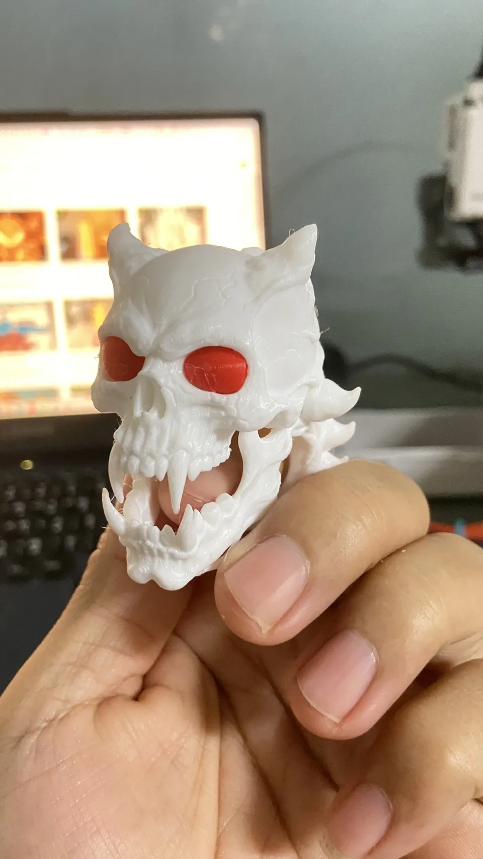 Skull Devil (Ring, Pendant, Earring) view 3