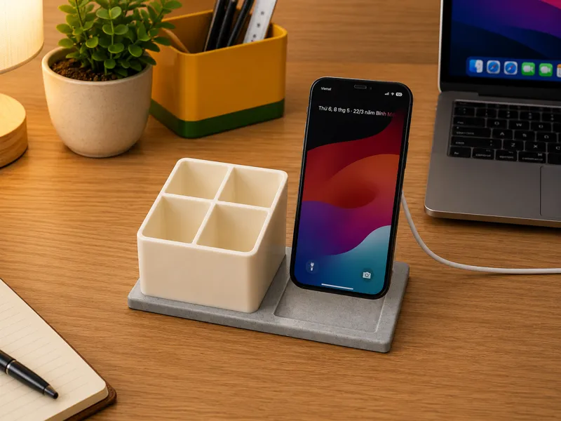 MagSafe Desk Organizer with Pen Holder Tray