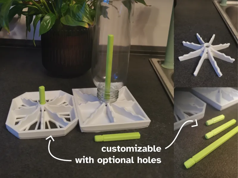 Customizable Bottle Drying Rack (5 variations)