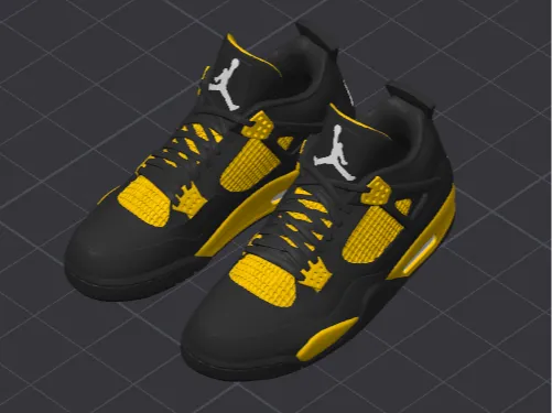 Jordan 4 Lightning for Urban Bugs Bunny