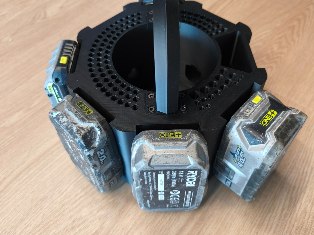 Ryobi 18V Battery & Accessories Organizer